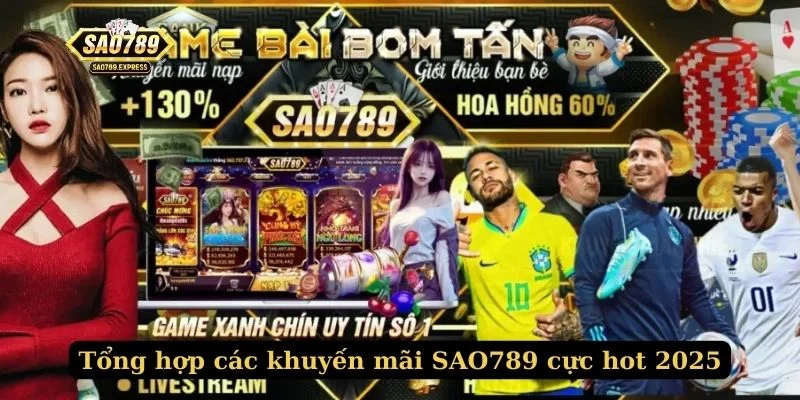 Tổng hợp các khuyến mãi SAO789 cực hot 2025